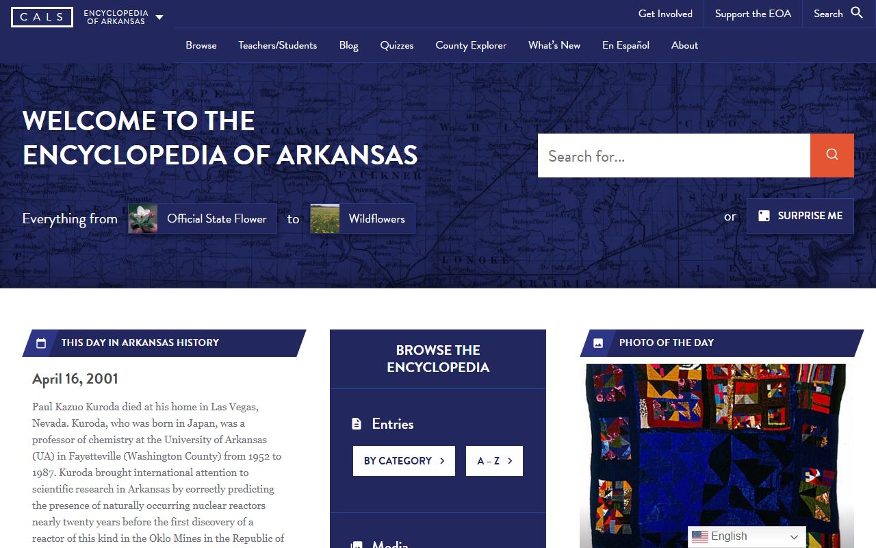 Encyclopedia of Arkansas entry for Conway County death records history