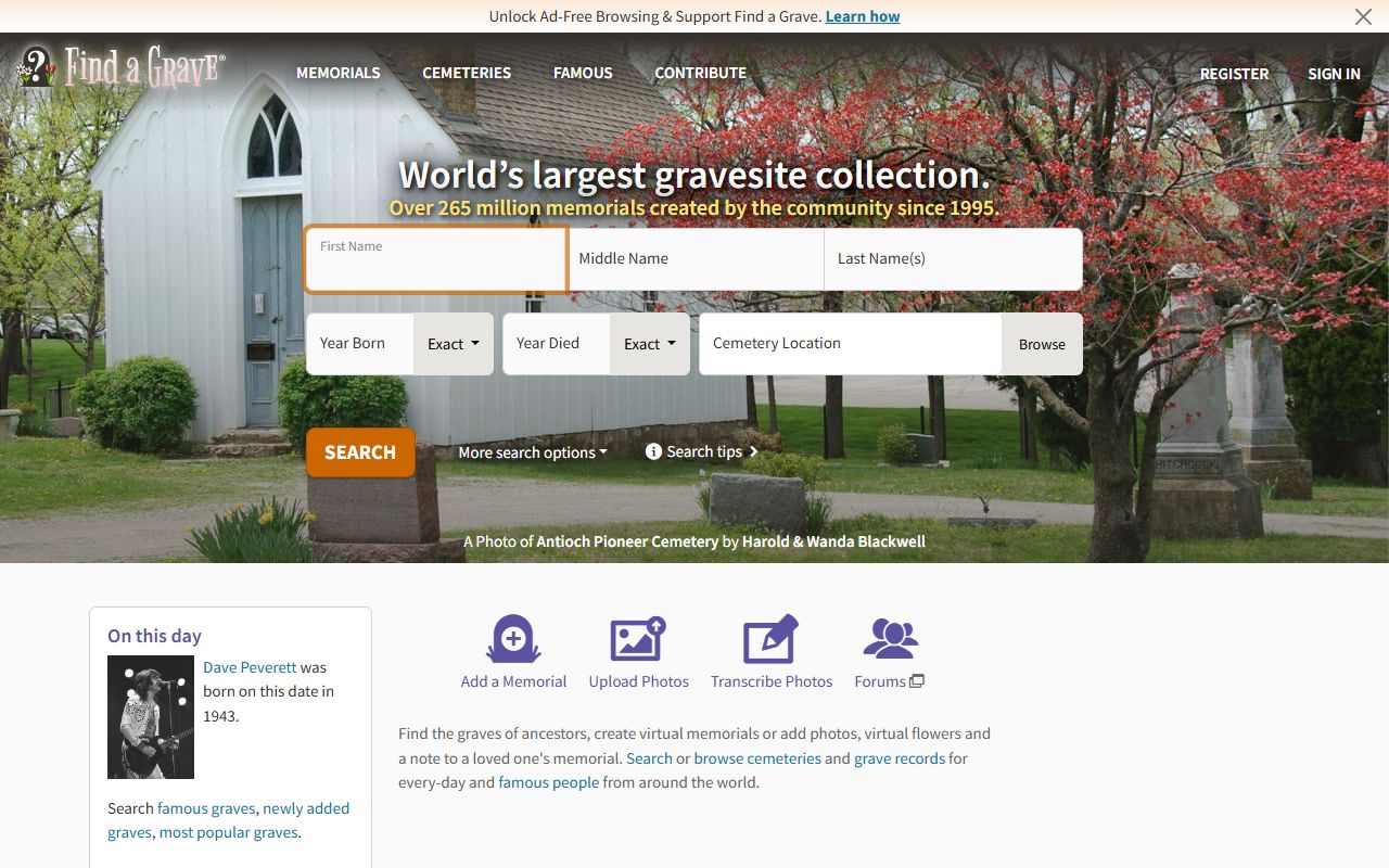 Find a Grave listings for St. Francis County, Arkansas cemeteries